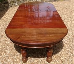 Antique Attrib Gillow Extending Mahogany Victorian Dining Table 5ft round 29h one leaf 7ft two leaves 9ft or 11ft or 13ft or 14ft or 16ft with new leaf _30.JPG
